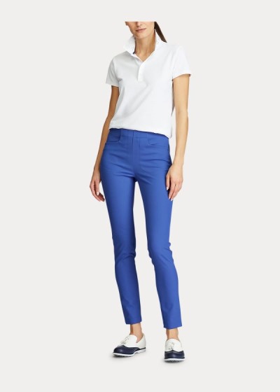 Pantalones Ralph Lauren Mujer Azul Rey Azul Marino - Stretch Golf - DFJCT8673